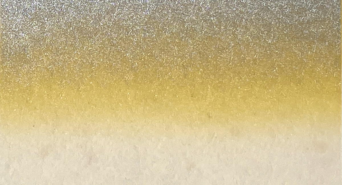 百瀬寿「Square Silver and Yellow」シルクスクリーン/絵画販売(SOLD)