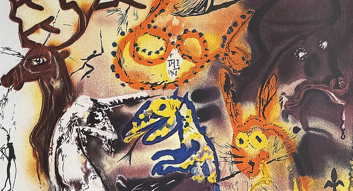 サルバドール・ダリ☆版画　神秘の階段 サルバドール・ダリ☆版画 神秘の階段 - メルカリ
