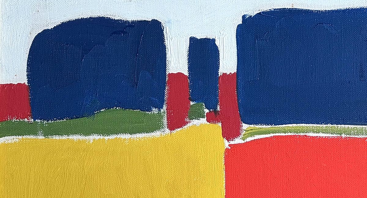 大沢昌助「（風景）」/キャンバス油彩/絵画販売