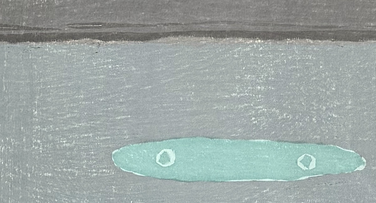 山中現「水の夢I」1991年/木版画/絵画販売