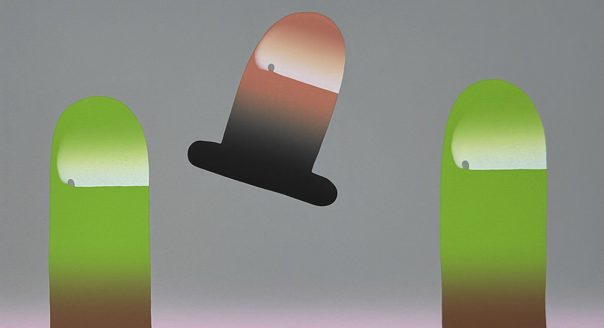 元永定正「ひとつだけいがんでいる」/シルクスクリーン/絵画販売