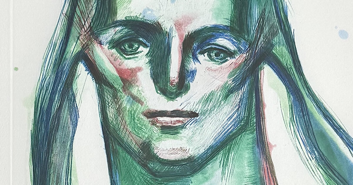 舟越桂「緑のスフィンクス」