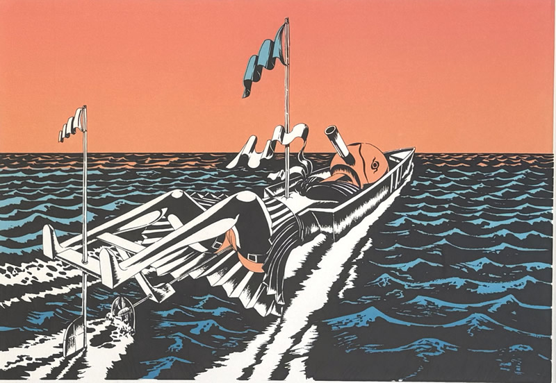 中村宏「少女舟」