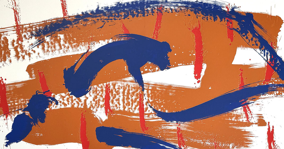 白髪一雄「楚:「中国戦国七強」より）」