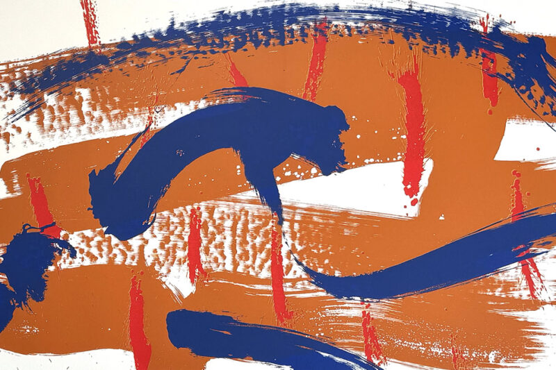 白髪一雄「楚:「中国戦国七強」より）」