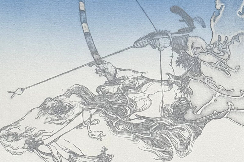 入江明日香「L'archer ailé (翼を持った馬)」