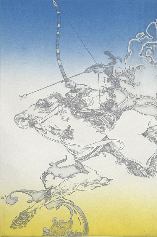 入江明日香「L'archer ailé (翼を持った馬)」