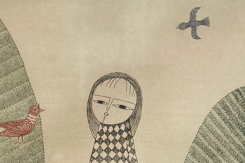 南桂子「少女と木/女の子」