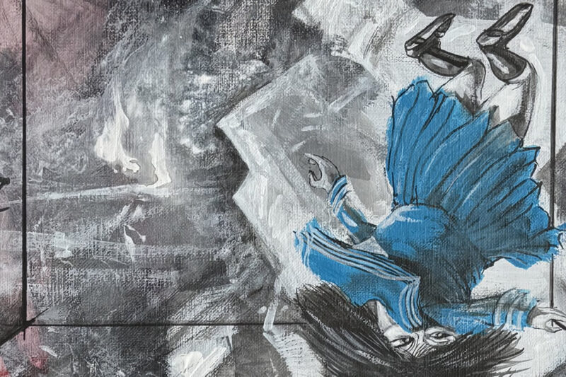 中村宏「少女浮遊・B」